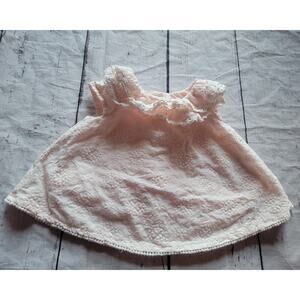 Catherine Malandrino Mini Designer Light Pink Cotton Party Dress 3-6 Months